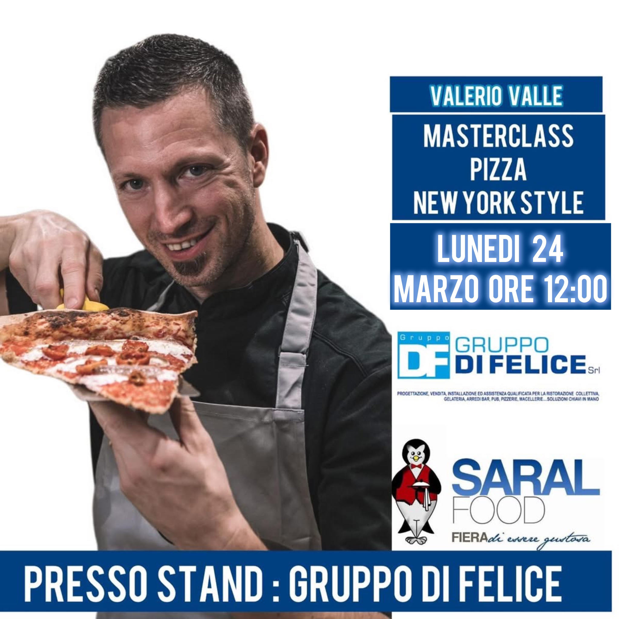 Valerio Valle al Master Pizza Live SARAL FOOD 2025