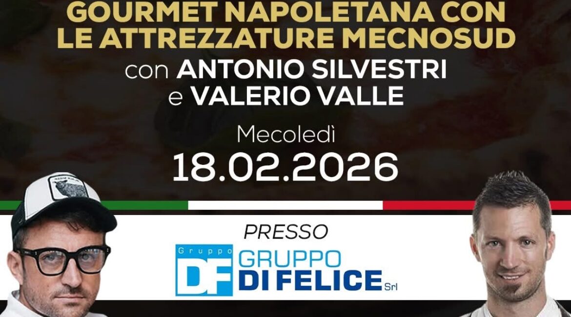 Masterclass e dimostrazione impastatrici MECNOSUD con Valerio Valle