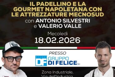 Masterclass e dimostrazione impastatrici MECNOSUD con Valerio Valle