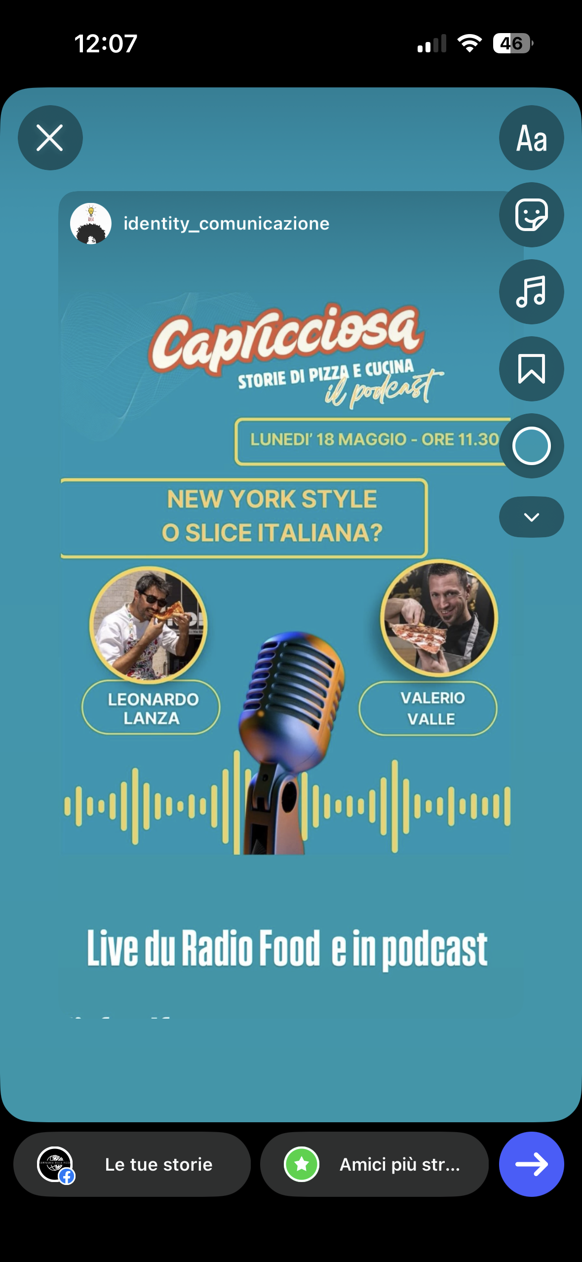 Valerio Valle ospite del podcast “Capricciosa” per parlare di pizza, identità e futuro
